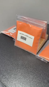 30g ผงเยื่อฟักข้าว (สีส้ม) - ผลิตภัณฑ์เกรดทานได้ - สามารถผิดพลาสติกหรือการเคลื่อนไหวได้ 002855