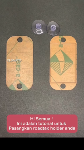 Car Holder Roadtax OMODA Acrylic Small Size Pemegang Rotax Kereta Rotek Cover Road Tax Chery
