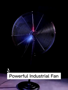 Wall Mounted Fan 22/26/30 Inches 180W 3 Speeds Electric Fan Stand Fan 3 Blades Heavy Duty Industrial Fan Aluminum Fan
