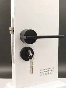 สไตล์โมเดิร์น หรูหรา ล็อคประตูเงียบในร่ม ไม้เนื้อแข็ง แม่เหล็ก ล็อคประตูห้องน้ำ ทันสมัยและเรียบง่าย