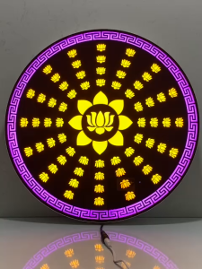 Đèn LED Hào Quang Hoa Sen Cao Cấp Chất Liệu Mica Kích Thước Từ 22cm 25cm Đến 1m.