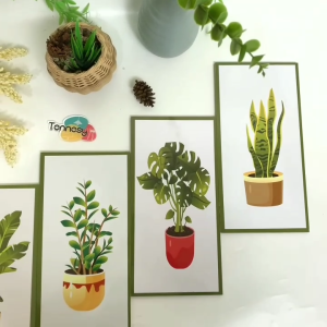 TENNESY Hiasan Dinding Tanaman Bunga Daun Floral 15x30CM Dekorasi Dinding Kamar Tidur Pajangan Rumah