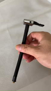 Vòi bơm lốp xe bằng cao su bện dù chịu áp suất cao 60cm dây bơm thay thế cho máy bơm hơi mini cầm tay Xiaomii ống bơm hơi áp dài 60cm và 20cm