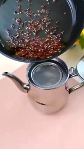 AKIRO HOME 24/32/48/70oz Filter Oil Pot Stainless Steel Strainer Pot Kitchen Oil Filter Container Penapis Minyak Masak 油壶