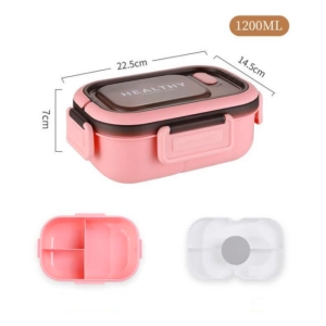 Kotak Makan Terbaru 3 Sekat kotak makan (8808) aneka karakter Kapasitas 1200ml - Kitchenware