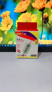 Charger AKI MOTOR 6IN1 + LCD JLT-C023 DC Charger 4USB Universal Charger Galitong 2.1A