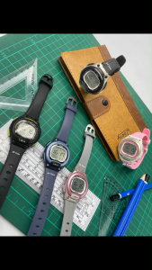 Casio เบาต์ เทียบเคลื่อนที่ 10 ปี นาฬิกา ผู้หญิง/เด็ก สายเรซิน รุ่น LW-203 ของแท้ รับประกัน 1 ปี