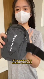 PRANA Tas Lengan Olahraga Waterproof Untuk Jogging - Running Sport Armband Armbag - Untuk Bersepeda - Tas Lengan Ponsel Olahraga PN-FBA5108