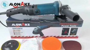 MONAKE Mesin Gerinda Tangan 4 inch 100mm kecepatan variabel Angle Grinder mini Grinda M0901