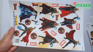 [HCM]Bộ Sticker THOR Miếng dán được cắt sẳn có màng bảo vệ chống nước chống trầy. Dùng dán trang trí lên điện thoại nón bảo hiểm xe hơi laptop