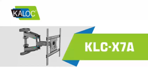 Kaloc X7A Upgraded Version of X7 - KLC-X7A 32 inch - 75 inch 50°-80° Double Swivel TV Wall Mount Bracket (Load:45.5KG) [MODEL:KLC-X7A]