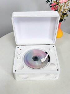 Middix CD/DVD Player with Speaker for Kpop Retro Bluetooth Stereo Portable Music Player Built-in Battery AUX input/output