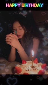 Kartu Ucapan Pop Up Kue Ulang tahun 3D Dengan Lampu Musik