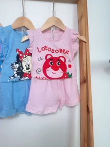 BABY SHIRT 7-18 KG BABY GIRL SINGLET SUIT | BABY GIRLS CLOTHING SET BAJU BABY MOUSE