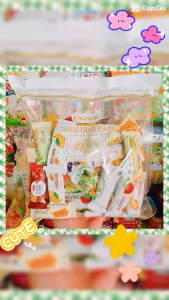 Bánh Xốp Giòn Sữa Chua Trộn Đủ Vị 500g (Khoảng 50 Cái) SUVENO Thiên Thảo - DING DING FOOD