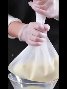 ขนาดใหญ่ถุงกรองอาหารตาข่าย ถุงกรองกาแฟ นม ถั่วเหลือง น้ำเต้าหู้ ถุงตาข่ายรูดรูด ถุงกรองอาหารแบบใช้ซ้ำได้สำหรับกรองเศษอาหาร