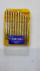 Mũi khoan đa năng 4 cạnh vàng cao cấp 6mm 8mm 10mm 12mm ATA