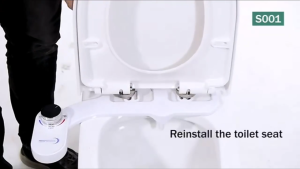 JAVIT ที่ฉีดชำระอัจฉริยะ ชุดชำระอัตโนมัติ ติดตั้งง่ายไม่ใช้ไฟฟ้า อุปกรณ์ชำระ ล้างก้นอัตโนมัติ ที่ฉีดก้นแบบติดตั้งในชักโครก หัวฉีดสายชำระ สายฉีดชำระก้น แท่นฉีดชำระชักโครก