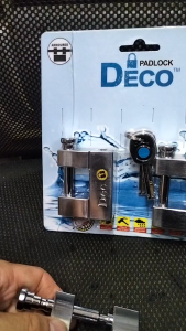 ARMOURED TYPE ANTICUT PADLOCK 60mm x 2PCS (ONE KEY SYSTEM)