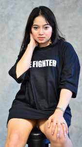 SMR APPAREL - Kaos over size kaos tanpa jahit tangan FIRE FIGHTER Cotton Combed 24s