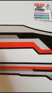 STIKER STICKER STRIPING MOBIL  DAIHATSU AYLA SPORT MODIF