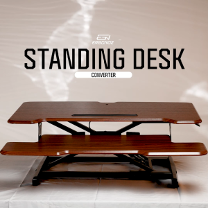 ERGONOZ โต๊ะปรับระดับ โต๊ะ เคลื่อนย้ายได้ โต๊ะปรับความสูงได้ Standing Desk Converter โครงสร้างแข็งแรง ผลิตจากไม้ชั้นดี Particle Board