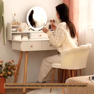 Meja Rias Set Kursi Pita & Lampu LED: Tips dan Trik