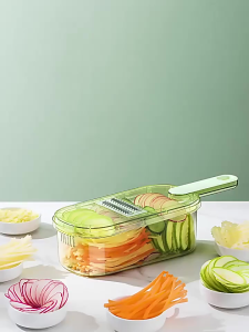 Efficient Kitchenware Set - Vegetable Cutter Food Slicer Garlic Chopper Cutter Blade Easy to Use