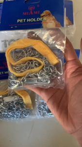 TALI RANTAI ANJING STAINLESS + KALEP / RANTAI HEWAN PELIHARAAN