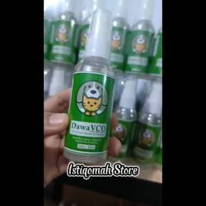 Obat Jamur Ringworm Pada Kucing DAWA VCO 60ML Obat Spray Penyakit Jamur pada Hewan Peliharaan Kucing 100% AMPUH Obat Pencegah Hairballs pada Kucing yang Bagus dan Manjur Dawa VCO 60ML Obat Spray untuk Mengatasi Penyakit Hairball Kucing Kelinci Domba Kambing Anjing dll Terbukti Mujarab