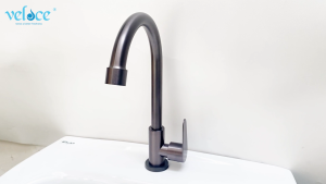 VELOCE Kran/Keran Angsa Wastafel Meja/Sink/Cuci Piring Bahan Stainless Premium | 2101