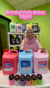 Sabun Pencuci Baju Toyyib Luxury Fresh Biru 10kg
