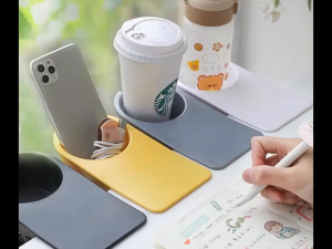 Cup Holders Home Office Table Desk Side Clip Water Drink Beverage Soda Coffee Mug Holder Cup Clip