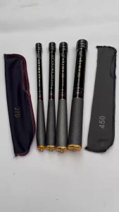 CẦN RÚT GỌN 4H OKYMA ĐEN 30CM TIỆN LỢI BỎ CỐP KHI MANG THEO - ĐỨC LÂM FISHING
