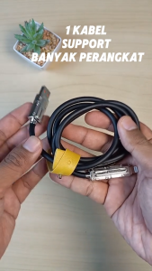 Kabel Data KM13 4in1 120W Charging Type C PD Cable Super Fast Charging Liquid Silicone