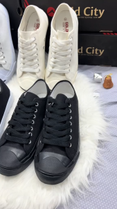 รองเท้าผ้าใบ ผูกเชือก พื้นยางพารา SIZE 37-45 ส่งตรงจากโรงงานแท้100% GOLDCITY รุ่น1308