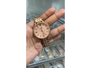 [Promo] Jam Tangan Wanita FS ES 3546 / ES3546 Jacqueline Rose-Tone Stainless Steel Original Garansi 2 Tahun [✔COD][100% Authentic]
