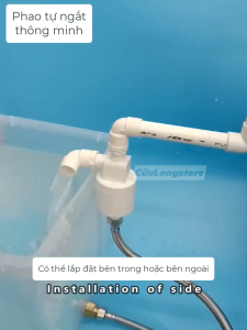 Phao Nước Tự Động Ngắt Nước Không Dùng Điện – Van Phao Cơ Thông Minh Chống Tràn Bồn Inox