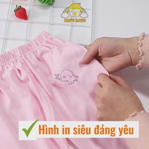Quần dài mềm mịn ấm Quần dài lẻ đáp đủng cotton thấm hút mồ tốt Quần trẻ em xuân thu phong cách mới bé trai bé gái Big pp Quần Hợp Thời Trang