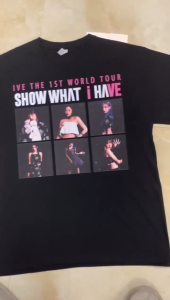 IVE In Manila Jul 13  SHOW WHAT I HAVE  WORLD TOUR Tee - Music Star Series Fans Tshirt - For Mens And Womens Shirts Thick Cloth Cotton