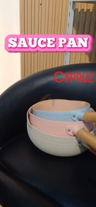 CYPRUZ Sauce Pan 20 cm Putih/grey Color Series Cypruz SN0272