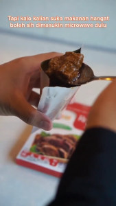 Rendang sapi imeal siap saji