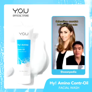 YOU Hy! Amino Facial Wash 100g | Oil Control | Brightening | Anti-Acne | Hydrating | Sabun Cuci Muka | Pembersih Wajah
