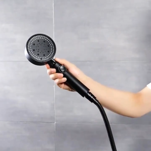 4 in 1 Shower Head Set 5-Speed Pressurized Powerful Bathroom Shower Head With Faucet And Hose One-key Water Stop Adjustable Speed Shower Head