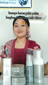 MS Glow New - Paket Luminous Whitening Penghilang Bekas Jerawat