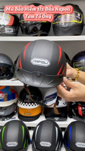 Mũ Bảo Hiểm NAPOLI 077 Tem Tổ Ông /Bảo Hành 12 Tháng .