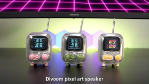 Divoom Tiivoo 2 Pixel Bluetooth Speaker – Pixel Photo Album Lyrics Display & App‑Controlled
