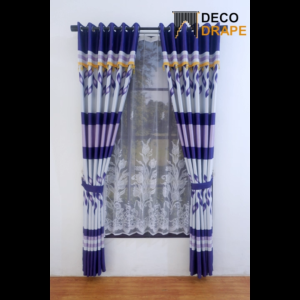 Poni Gorden Atas Pintu Mewah Model Smokering Tinggi 230 cm Kain Blackout Import Tebal