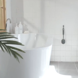 Sikat WC Sikat Kamar Mandi Serbaguna Spons Sabut Lonjong Plus Tangkai 1NB95