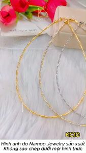 Kiềng Cổ Mềm Thời Trang Nữ KC10 2 Sợi Tết Kiểu Dáng Đơn Giản Tinh Tế